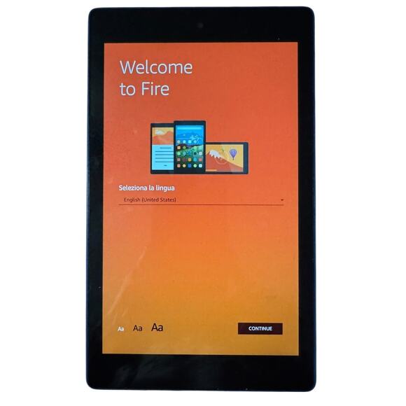 Amazon Fire HD 8 Tablet 6th Gen 12GB For Refurbished Factory Reset - Picture 1 of 2
